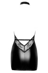 Noir Handmade Wetlook Lace Party Dress - Angel Lingerie UK