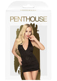 Penthouse Earthshaker Dress Black - Angel Lingerie UK