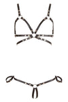 Cottelli Bondage Strap Bikini - Angel Lingerie UK