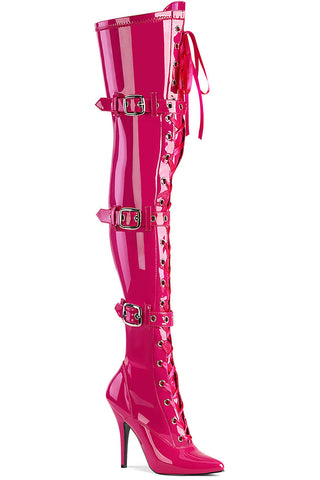Pleaser SEDUCE 3028 Boots Pink - Angel Lingerie UK