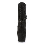 Pleaser ADORE-1020FS Boots Faux Suede Black - Angel Lingerie UK