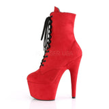 Pleaser Red ADORE 1020FS Boots - Angel Lingerie UK