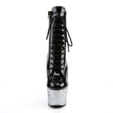Pleaser Silver Glitter ADORE-1020LG Boots - Angel Lingerie UK