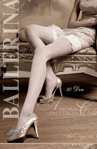 Ballerina 006 Hold Ups Stockings - Angel Lingerie UK