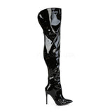 Pleaser COURTLY-3012 Boots Patent - Angel Lingerie UK