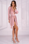 Corsetti Nolesan Pink Dress Gown - Angel Lingerie UK