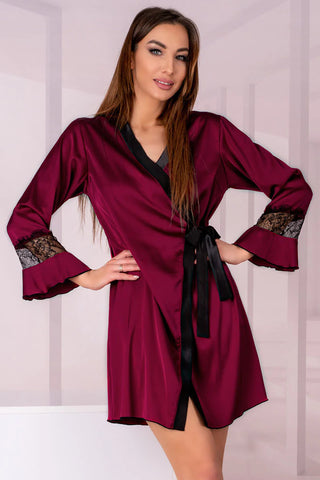 Corsetti Sussean Cllaret Dressing Gown - Angel Lingerie UK