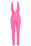 Cottelli Party Pink Jumpsuit - Angel Lingerie UK