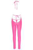 Cottelli Party Pink Jumpsuit - Angel Lingerie UK