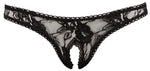 Cottelli Collection Open Crotch String - Angel Lingerie UK