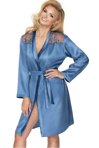 Irall Azure Sapphire Dressing Gown - Angel Lingerie UK