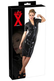 LATE-X Black Latex Dress - Angel Lingerie UK