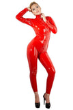 LATE-X Latex Catsuit Red - Angel Lingerie UK