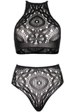Leg Avenue Lace Top and High Waist String - Angel Lingerie UK