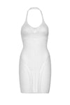 Leg Avenue Multi Net Mini Dress White - Angel Lingerie UK
