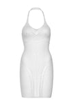 Leg Avenue Multi Net Mini Dress White - Angel Lingerie UK