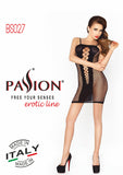 Passion BS027 Mesh Dress Black - Angel Lingerie UK
