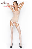 Passion BS043 Bodystocking White - Angel Lingerie UK