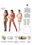 Passion BS047 Bodystocking Red - Angel Lingerie UK