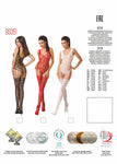 Passion BS051 Bodystocking Red - Angel Lingerie UK