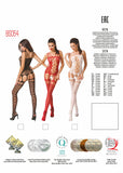 Passion BS054 Bodystocking Red - Angel Lingerie UK