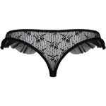 Passion Donia Thong Black - Angel Lingerie UK