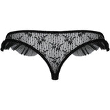 Passion Donia Thong Black - Angel Lingerie UK