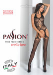 Passion Bodystocking BS059 White - Angel Lingerie UK