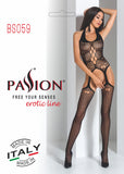 Passion Bodystocking BS059 White - Angel Lingerie UK