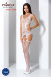 Passion Bodystocking BS066 White - Angel Lingerie UK