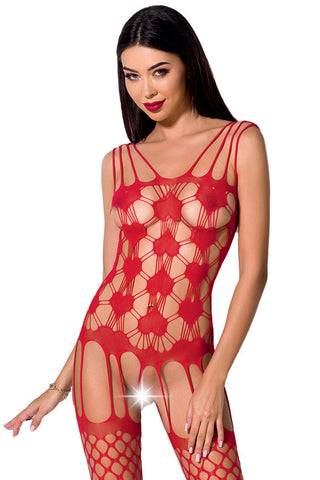 Passion Bodystocking BS067 Red - Angel Lingerie UK