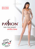 Passion Bodystocking BS068 White - Angel Lingerie UK