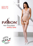 Passion Bodystocking BS070 White - Angel Lingerie UK