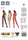 Passion Bodystocking BS070 Red - Angel Lingerie UK