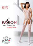 Passion Bodystocking BS072 White - Angel Lingerie UK