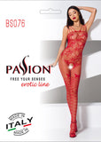 Passion Bodystocking BS076 Red - Angel Lingerie UK