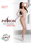 Passion Bodystocking BS077 White - Angel Lingerie UK