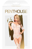 Penthouse Sugar Drop White Bodystocking - Angel Lingerie UK