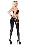 Saresia Wetlook Set With Chains - Angel Lingerie UK