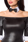 Saresia Mini Dress with Bow Tie - Angel Lingerie UK