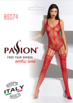 Passion Bodystocking BS074 Red - Angel Lingerie UK
