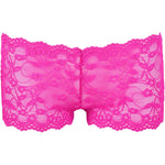 Cottelli Lingerie Open Back Pink Lace Panties (XS) - Angel Lingerie UK