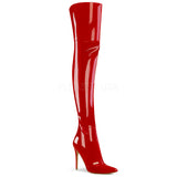 Pleaser COURTLY 3012 Boots Red - Angel Lingerie UK