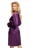 Irall Shelby Dressing Gown Purple - Angel Lingerie UK