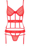 Passion Kyouka Corset Red - Angel Lingerie UK